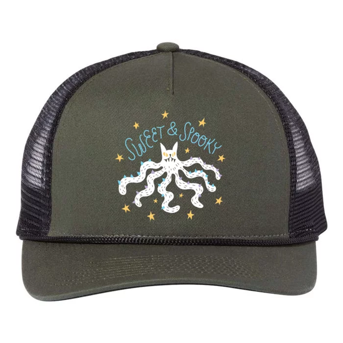 Sweet And Spooky Retro Rope Trucker Hat Cap