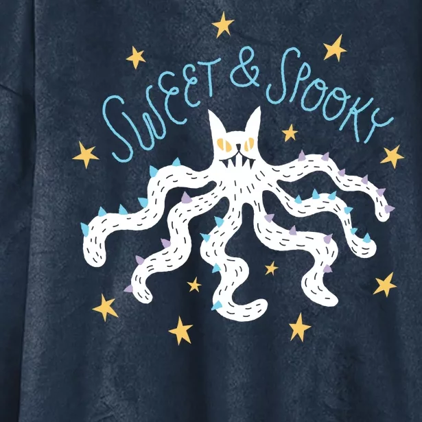 Sweet And Spooky Hooded Wearable Blanket