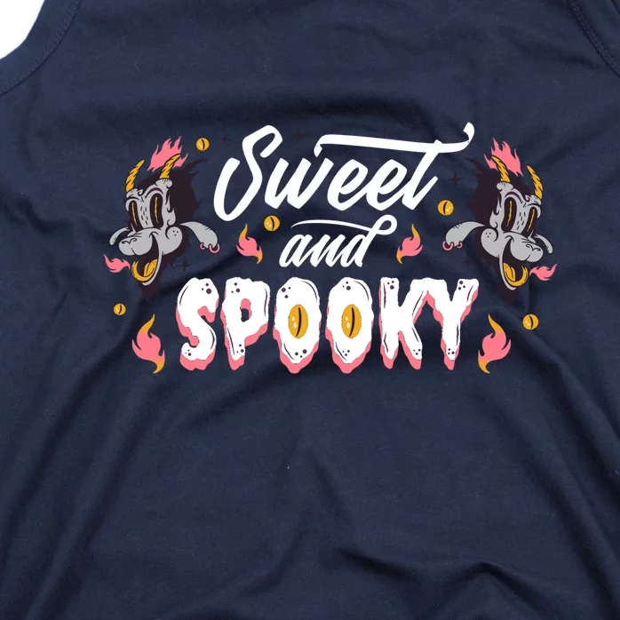 Sweet And Spooky Creepy Tank Top