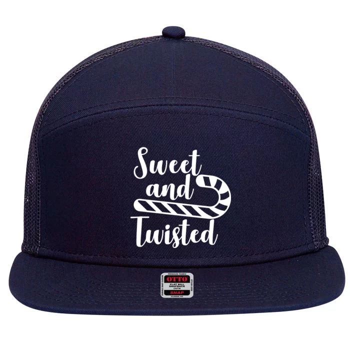 Sweet and Twisted 7 Panel Mesh Trucker Snapback Hat