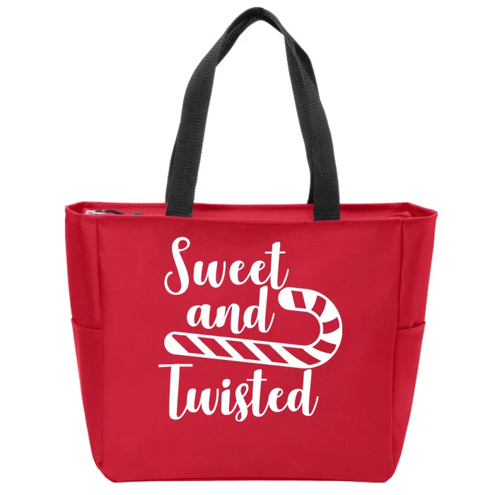 Sweet and Twisted Zip Tote Bag