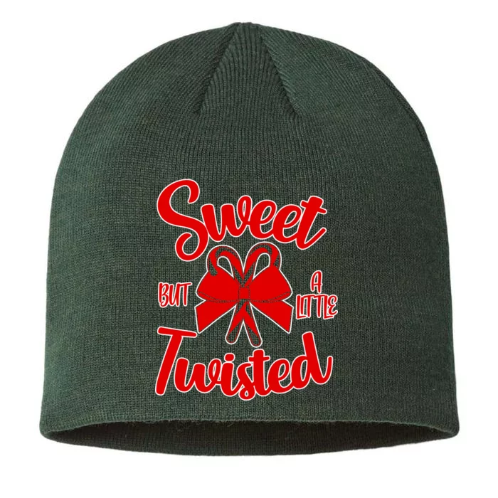 Sweet But A Little Twisted Christmas 8 1/2in Sustainable Knit Beanie