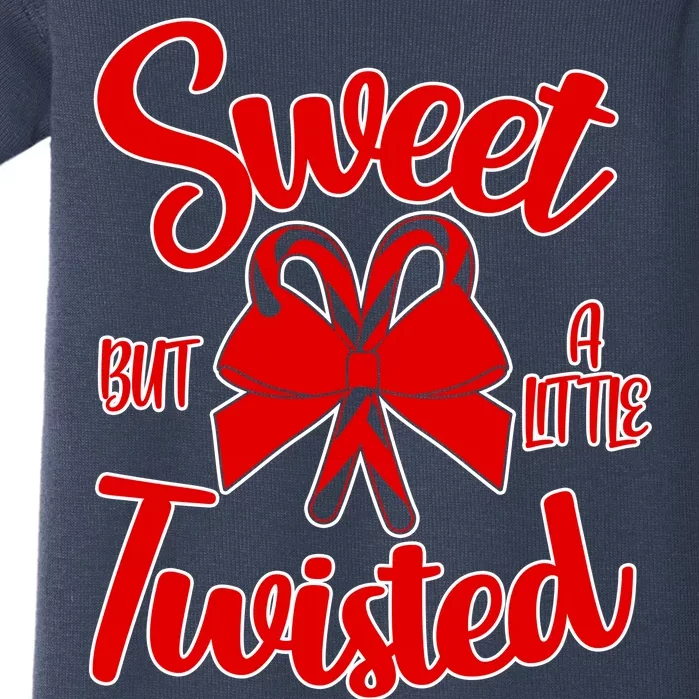 Sweet But A Little Twisted Christmas Baby Bodysuit