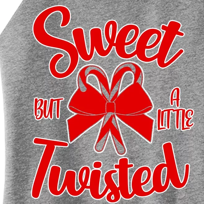 Sweet But A Little Twisted Christmas Women’s Perfect Tri Rocker Tank