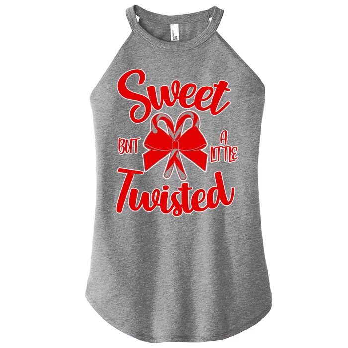 Sweet But A Little Twisted Christmas Women’s Perfect Tri Rocker Tank