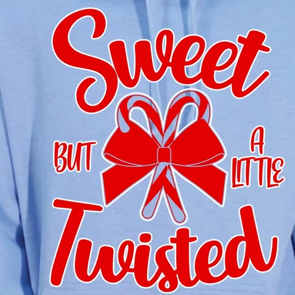 Sweet But A Little Twisted Christmas Unisex Surf Hoodie