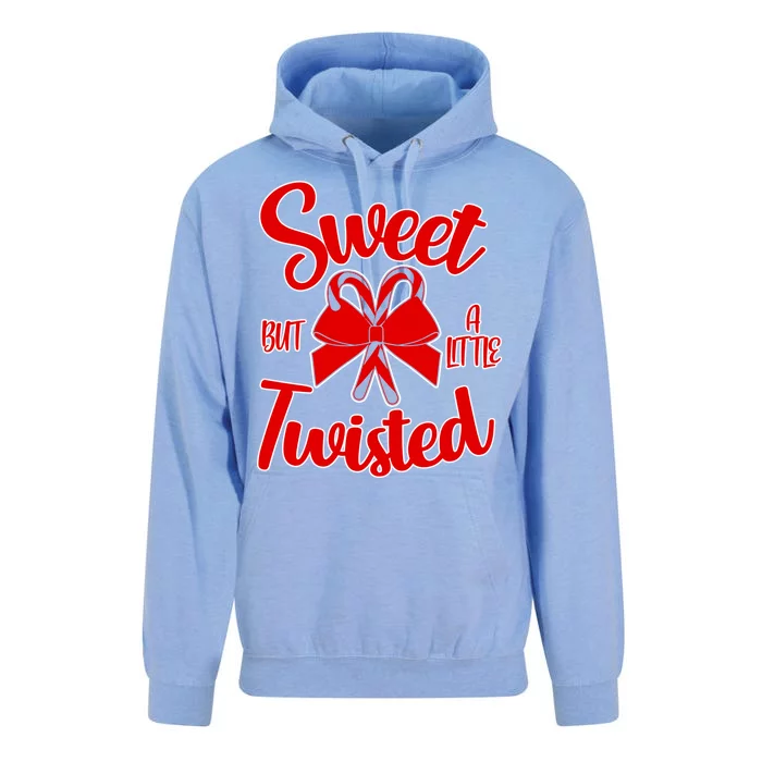 Sweet But A Little Twisted Christmas Unisex Surf Hoodie