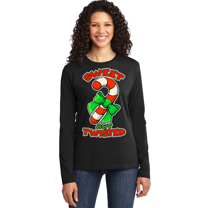 Sweet But Twisted Ladies Long Sleeve Shirt