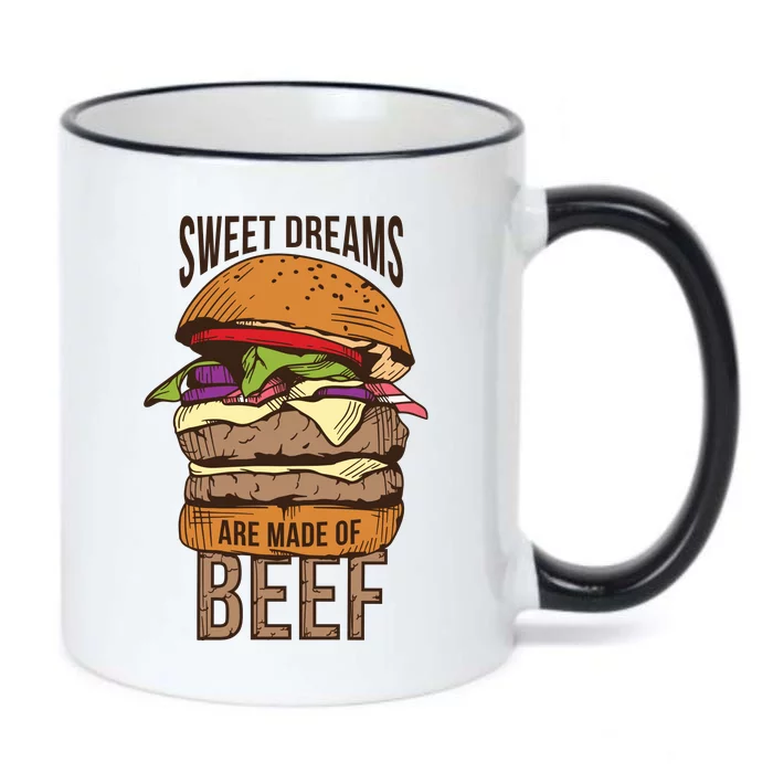 Sweet Dreams Are Made Of Beef Black Color Changing Mug