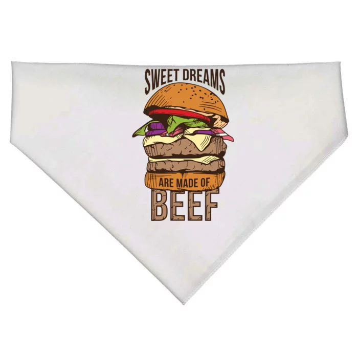 Sweet Dreams Are Made Of Beef USA-Made Doggie Bandana