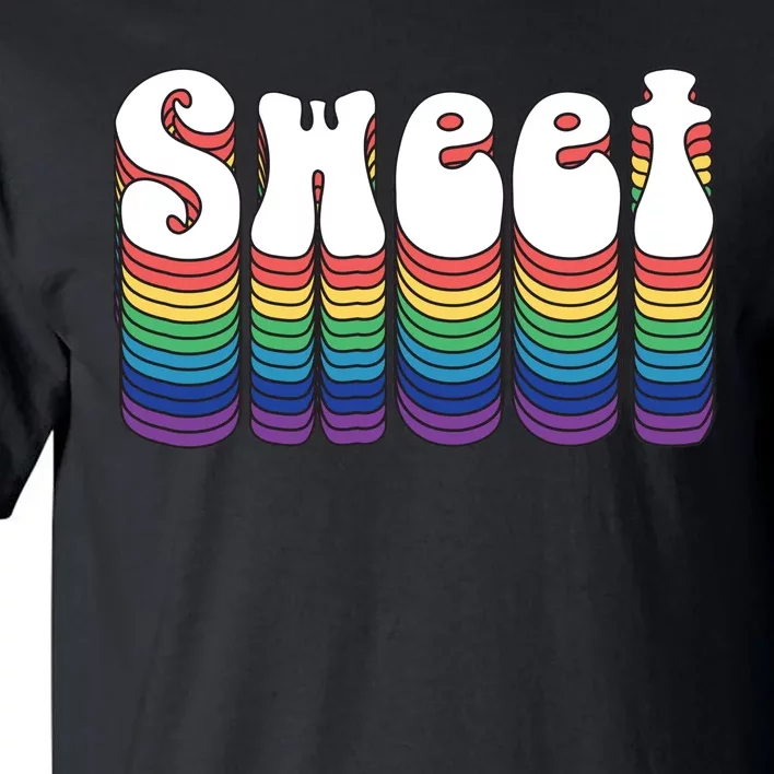 Sweet Groovy Retro 70's Style Tall T-Shirt