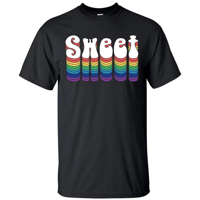 Sweet Groovy Retro 70's Style Tall T-Shirt