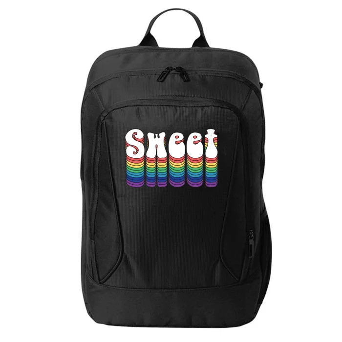 Sweet Groovy Retro 70's Style City Backpack