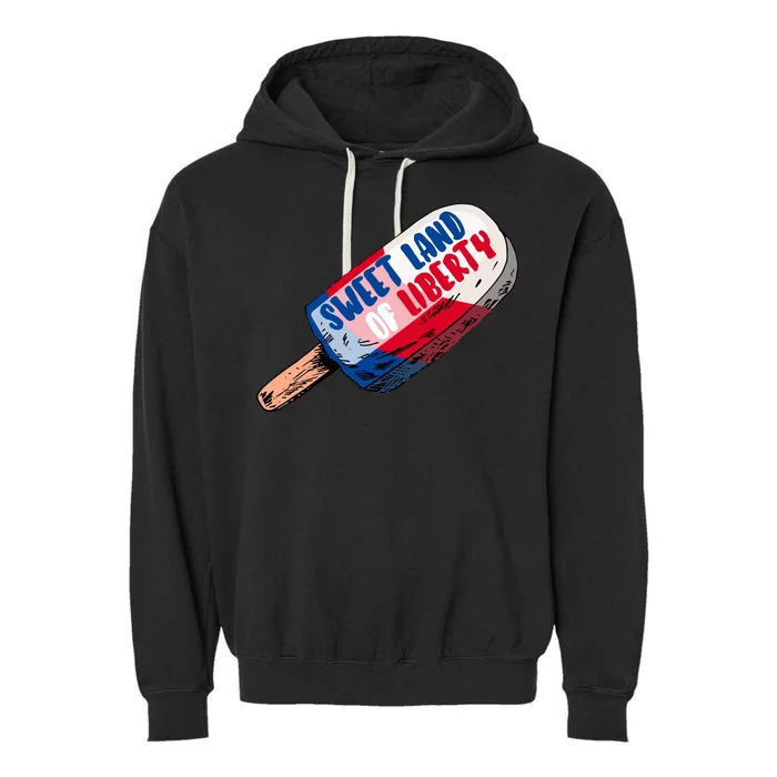 Sweet Land of Liberty Garment-Dyed Fleece Hoodie