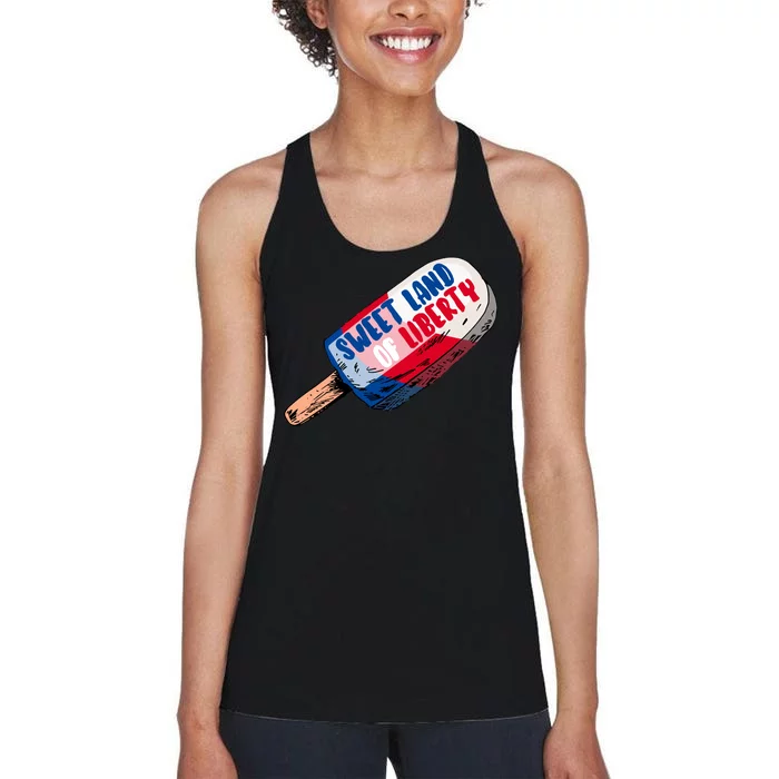 Sweet Land of Liberty Women's Racerback Tank