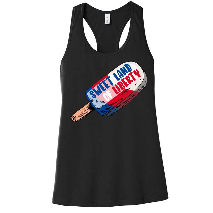 Sweet Land of Liberty Women's Racerback Tank