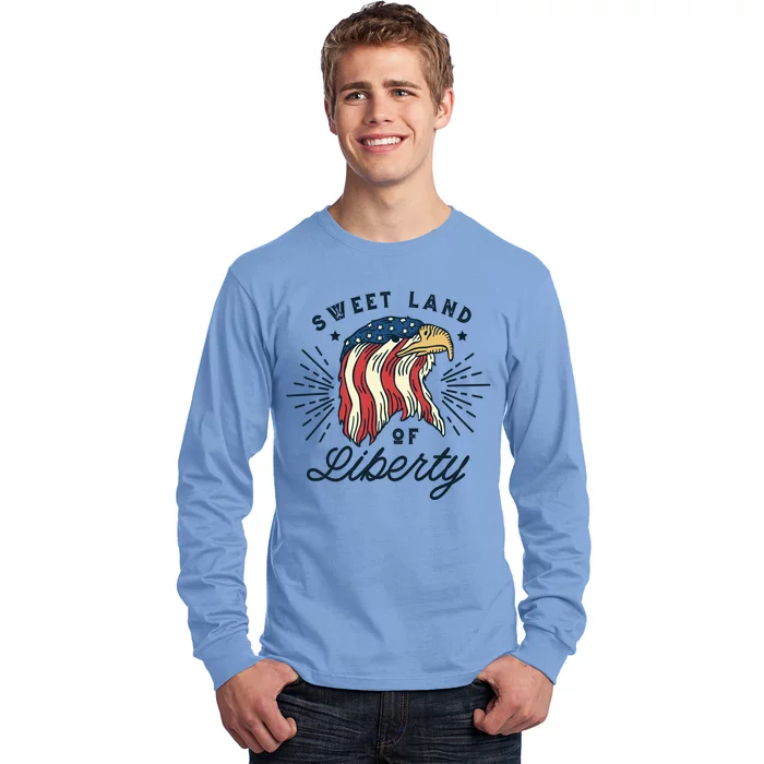 Sweet Land Of Liberty Eagle Long Sleeve Shirt