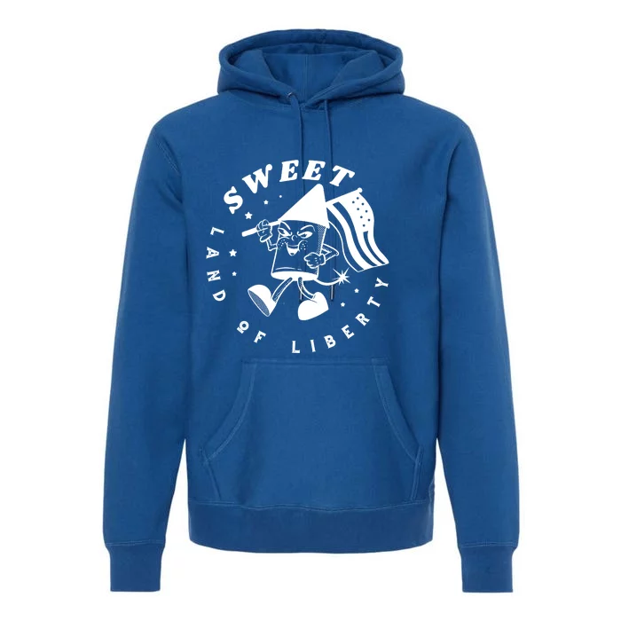 Sweet Land Of Liberty Firework Premium Hoodie