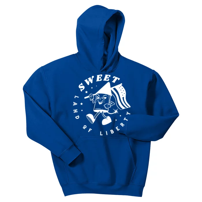 Sweet Land Of Liberty Firework Kids Hoodie