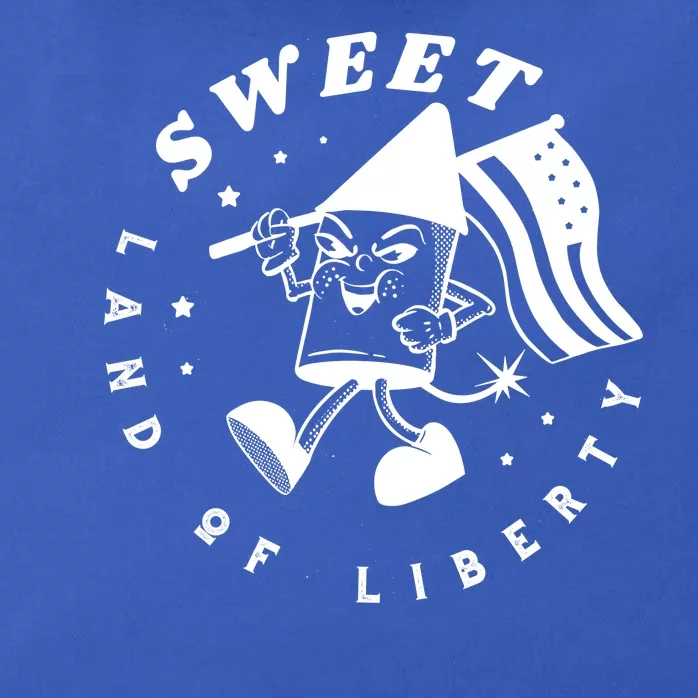 Sweet Land Of Liberty Firework Zip Tote Bag