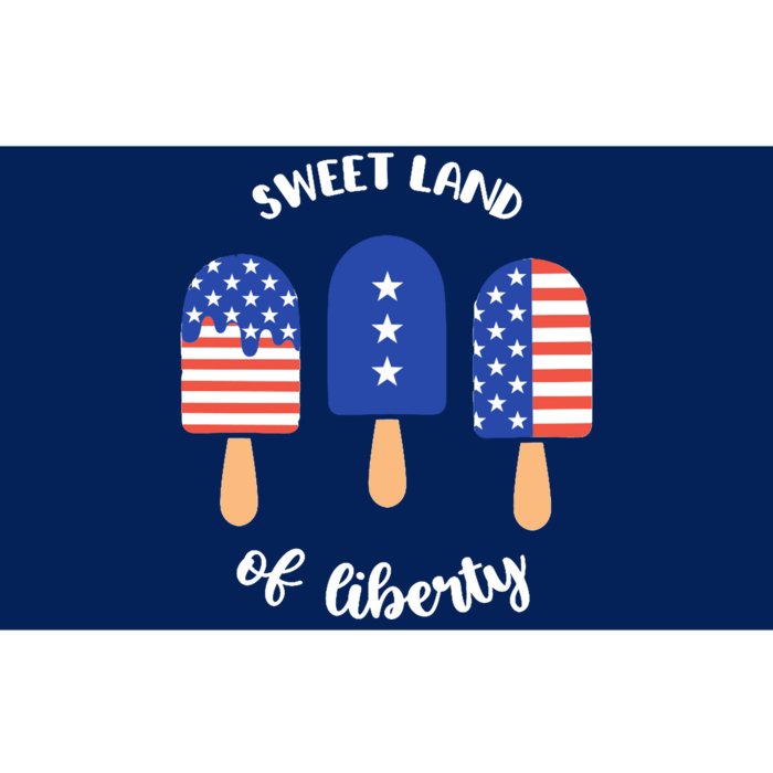 Sweet Land Of Liberty Ice Cream Pops Bumper Sticker