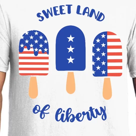 Sweet Land Of Liberty Ice Cream Pops Pajama Set