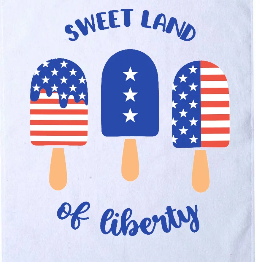 Sweet Land Of Liberty Ice Cream Pops Platinum Collection Golf Towel