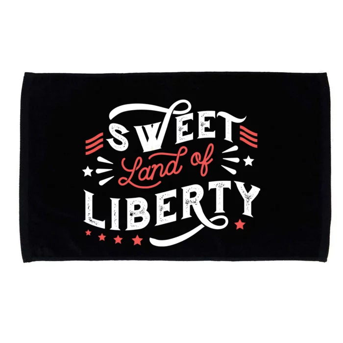 Sweet Land Of Liberty USA Microfiber Hand Towel