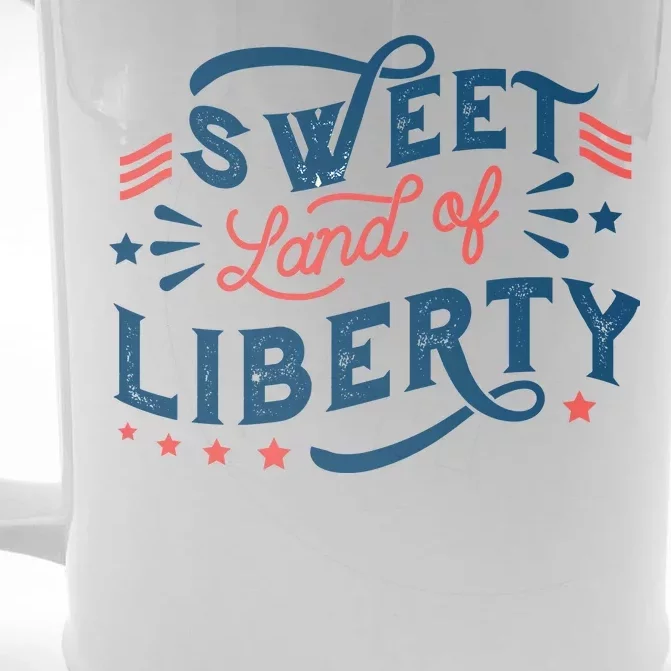 Sweet Land Of Liberty USA Front & Back Beer Stein