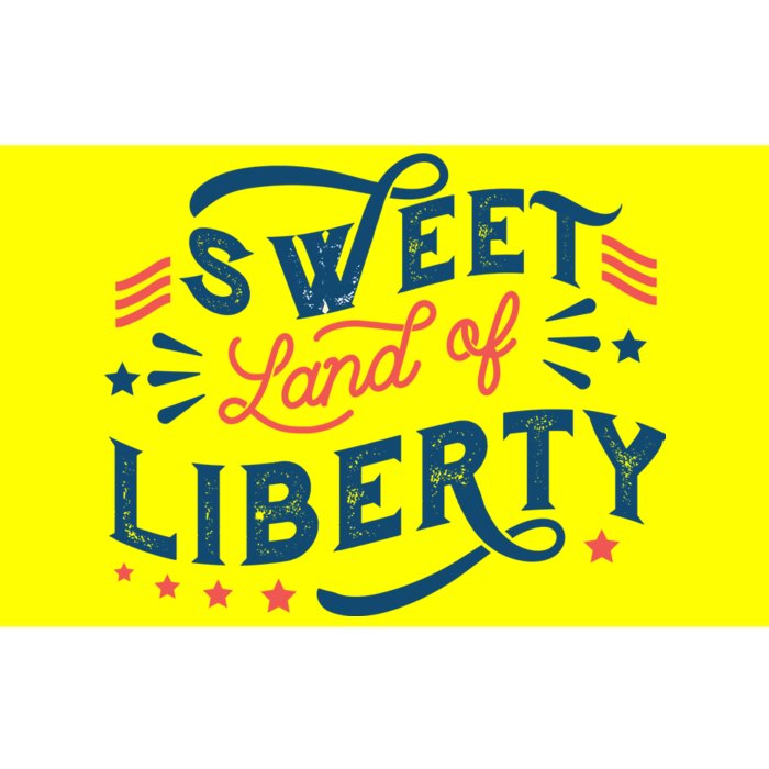 Sweet Land Of Liberty USA Bumper Sticker