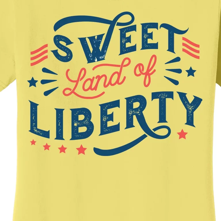 Sweet Land Of Liberty USA Women's T-Shirt