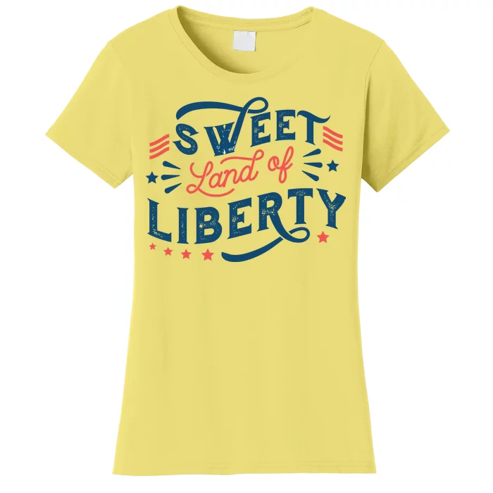 Sweet Land Of Liberty USA Women's T-Shirt