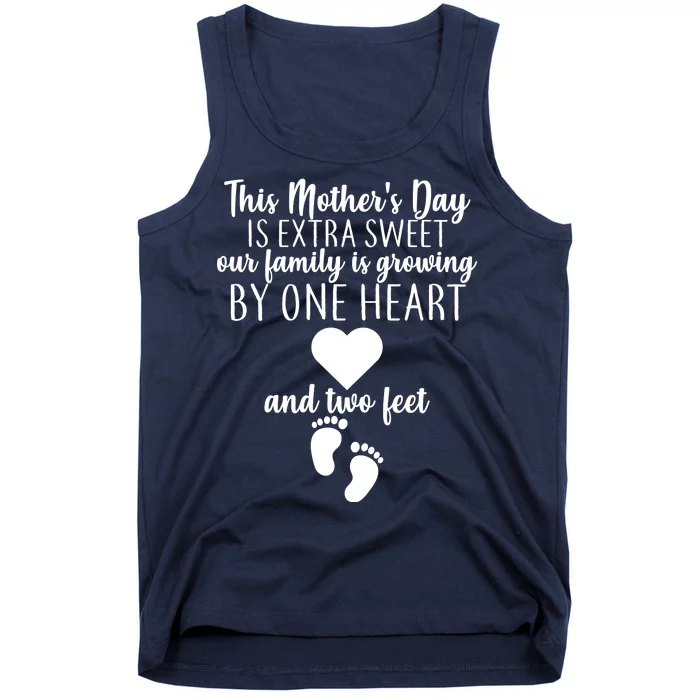 Sweet Mother's Day Pregnancy Announcement Tank Top