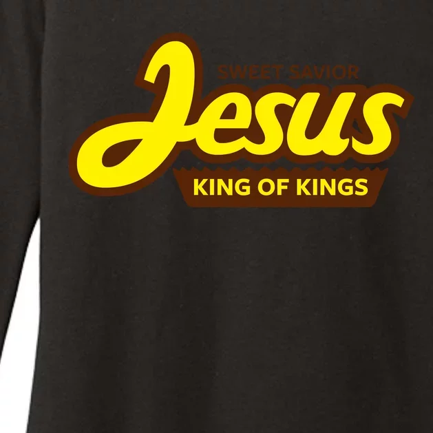 Sweet Savior Jesus King of Kings Womens CVC Long Sleeve Shirt