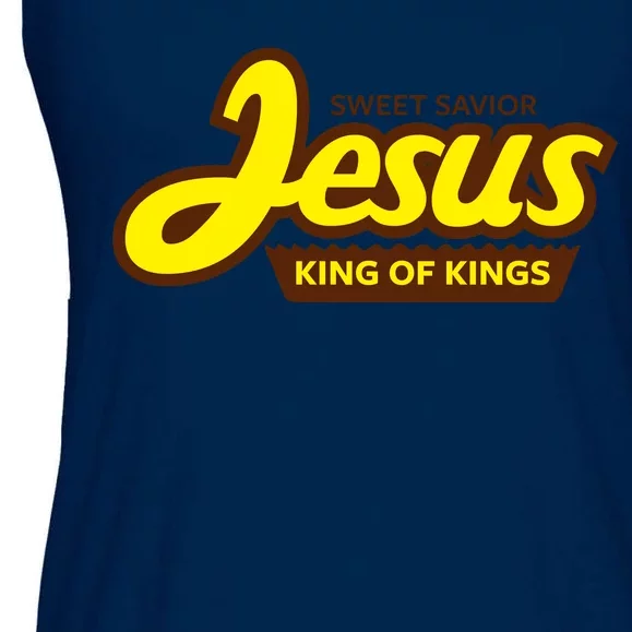 Sweet Savior Jesus King of Kings Ladies Essential Flowy Tank