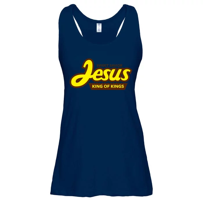 Sweet Savior Jesus King of Kings Ladies Essential Flowy Tank