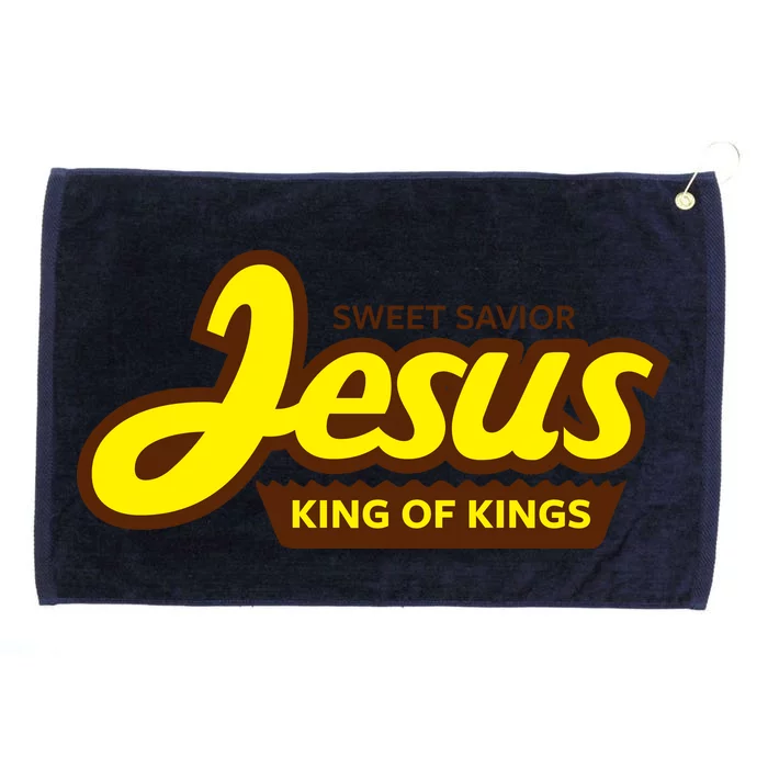 Sweet Savior Jesus King of Kings Grommeted Golf Towel