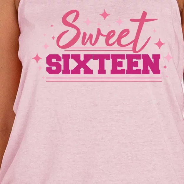 Sweet Sixteen Women's Knotted Racerback Tank