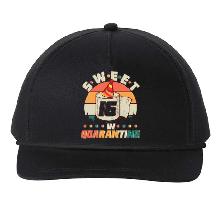 Sweet Sixteen In Quarantine Snapback Five-Panel Rope Hat