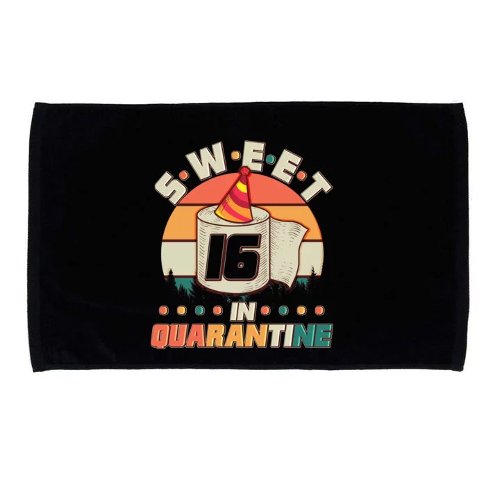 Sweet Sixteen In Quarantine Microfiber Hand Towel