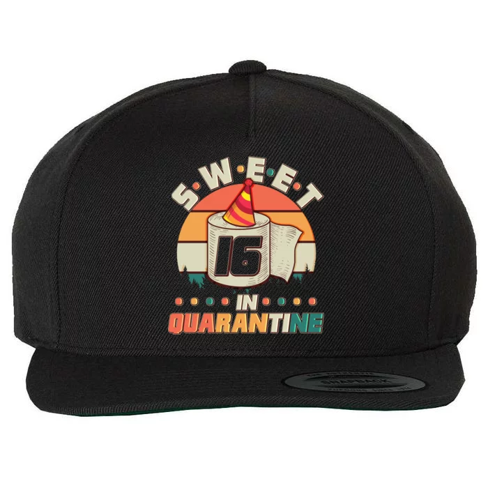 Sweet Sixteen In Quarantine Wool Snapback Cap