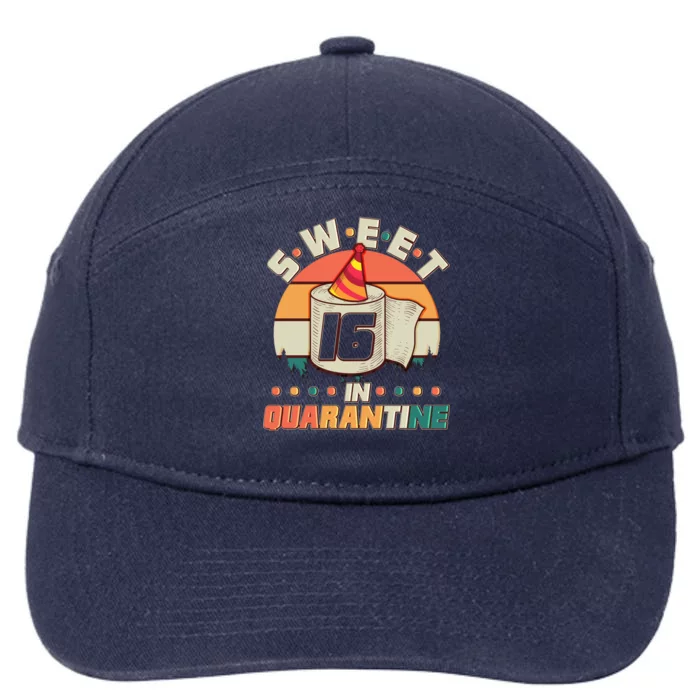 Sweet Sixteen In Quarantine 7-Panel Snapback Hat