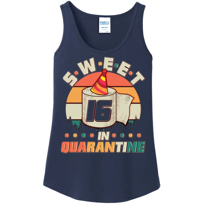 Sweet Sixteen In Quarantine Ladies Essential Tank