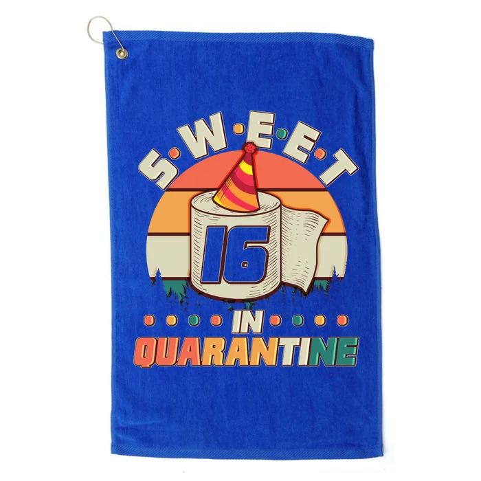 Sweet Sixteen In Quarantine Platinum Collection Golf Towel