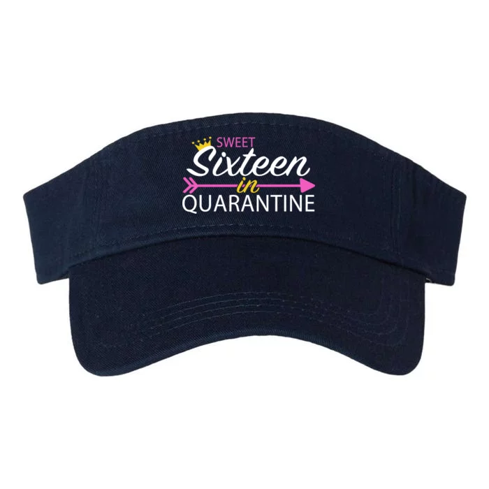 Sweet Sixteen In Quarantine Crown Arrow Valucap Bio-Washed Visor