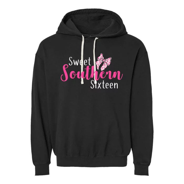 Sweet Southern Sixteen Garment-Dyed Fleece Hoodie