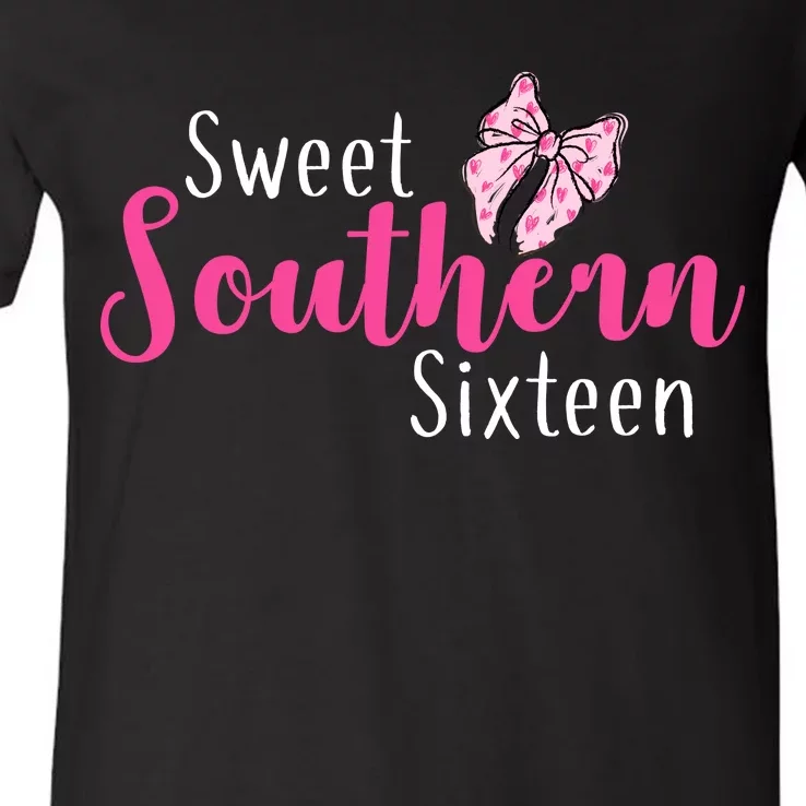 Sweet Southern Sixteen V-Neck T-Shirt