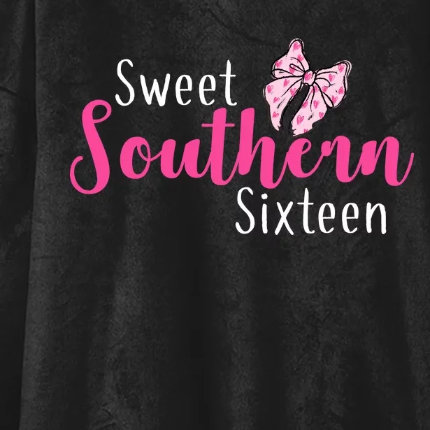 Sweet Southern Sixteen Hooded Wearable Blanket