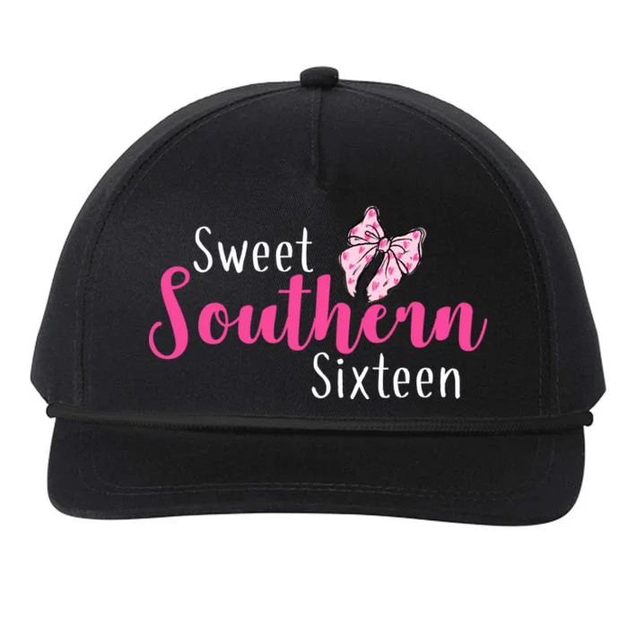 Sweet Southern Sixteen Snapback Five-Panel Rope Hat