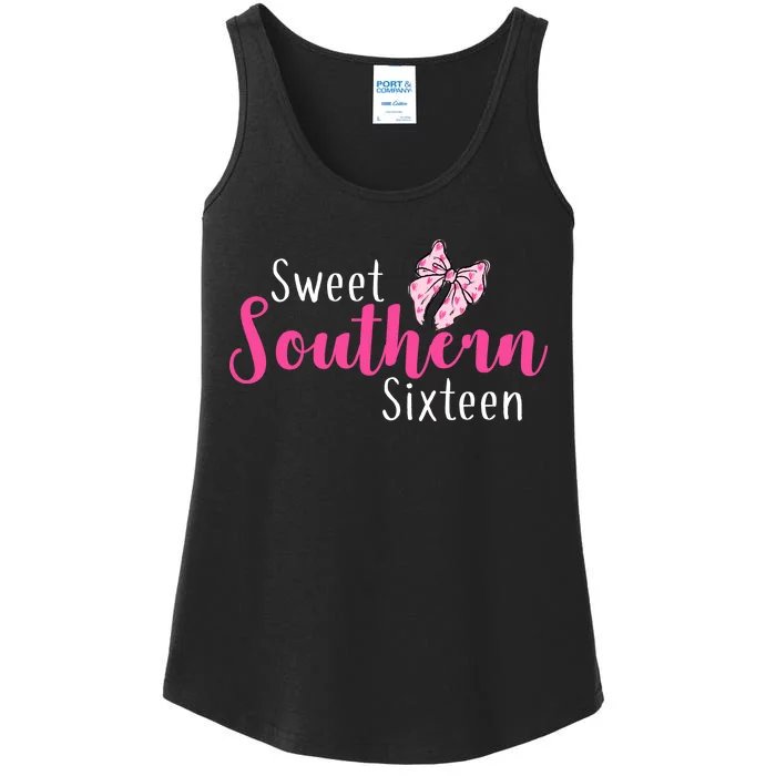 Sweet Southern Sixteen Ladies Essential Tank